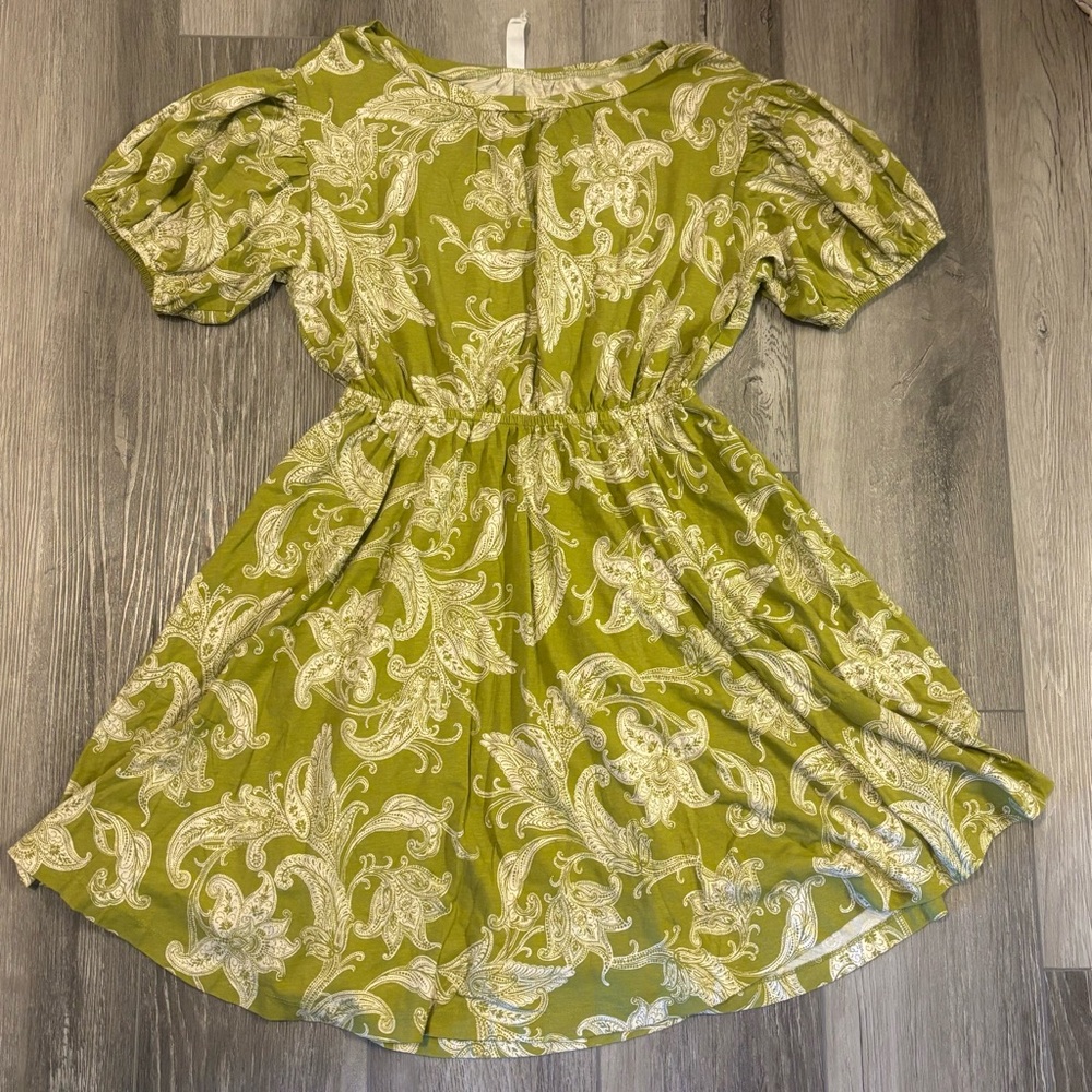 🥝Daily Practice🥝 Anthropologie Green Dress